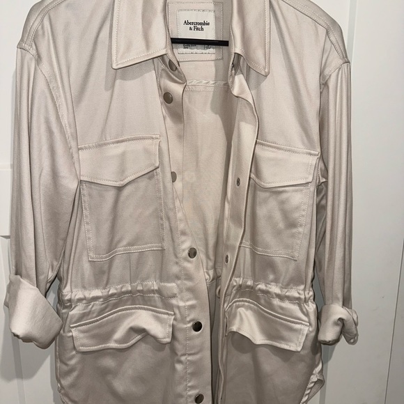 Abercrombie & Fitch Women's Light Tan Utility Jacket - Picture 1 of 4